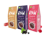 DIET-FOOD RAW Bio-Kekse mit schwarzen Johannisbeeren, gesunder Snack, köstliche Kekse für das Büro, ohne Konservierungsstoffe, 100 g (1 Packung)