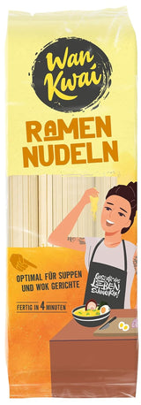 Wan Kwai Ramen Nudeln 300g – Authentischer Geschmack für die asiatische Küche. Vielseitig einsetzbar, schnell zubereitet, hochwertige Zutaten. Ideal für Suppen und Wok-Gerichte.