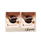 Cappuccino-Pads, 10 x 8 Getränke, 80 Kaffee-Pads, inklusive Pad-Dosis