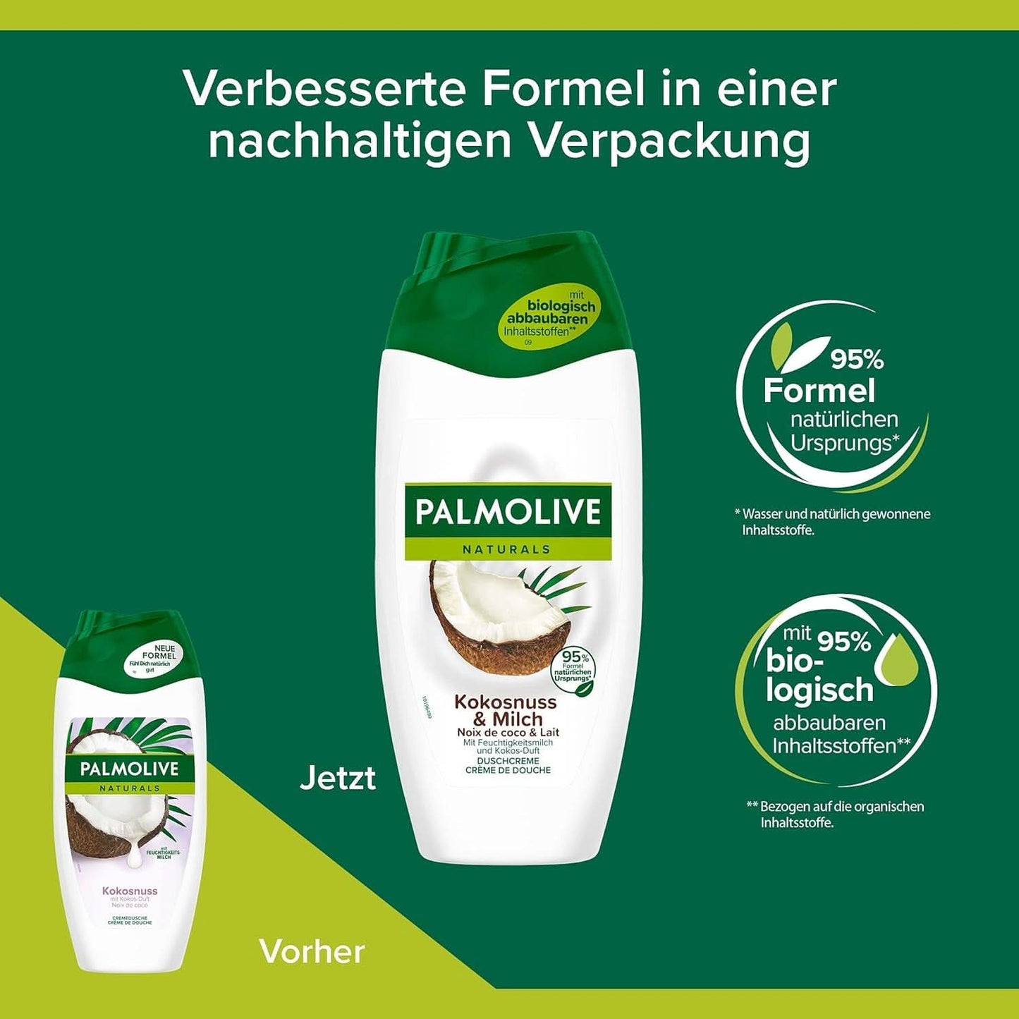 Palmolive Naturals Coconut & Milk Duschgel, 6 x 250 ml Naty Shop Dusche & Bad