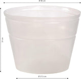Dehner Topfträger, flexibel, Ø 40 cm, Höhe 31 cm, Kunststoff, transparent