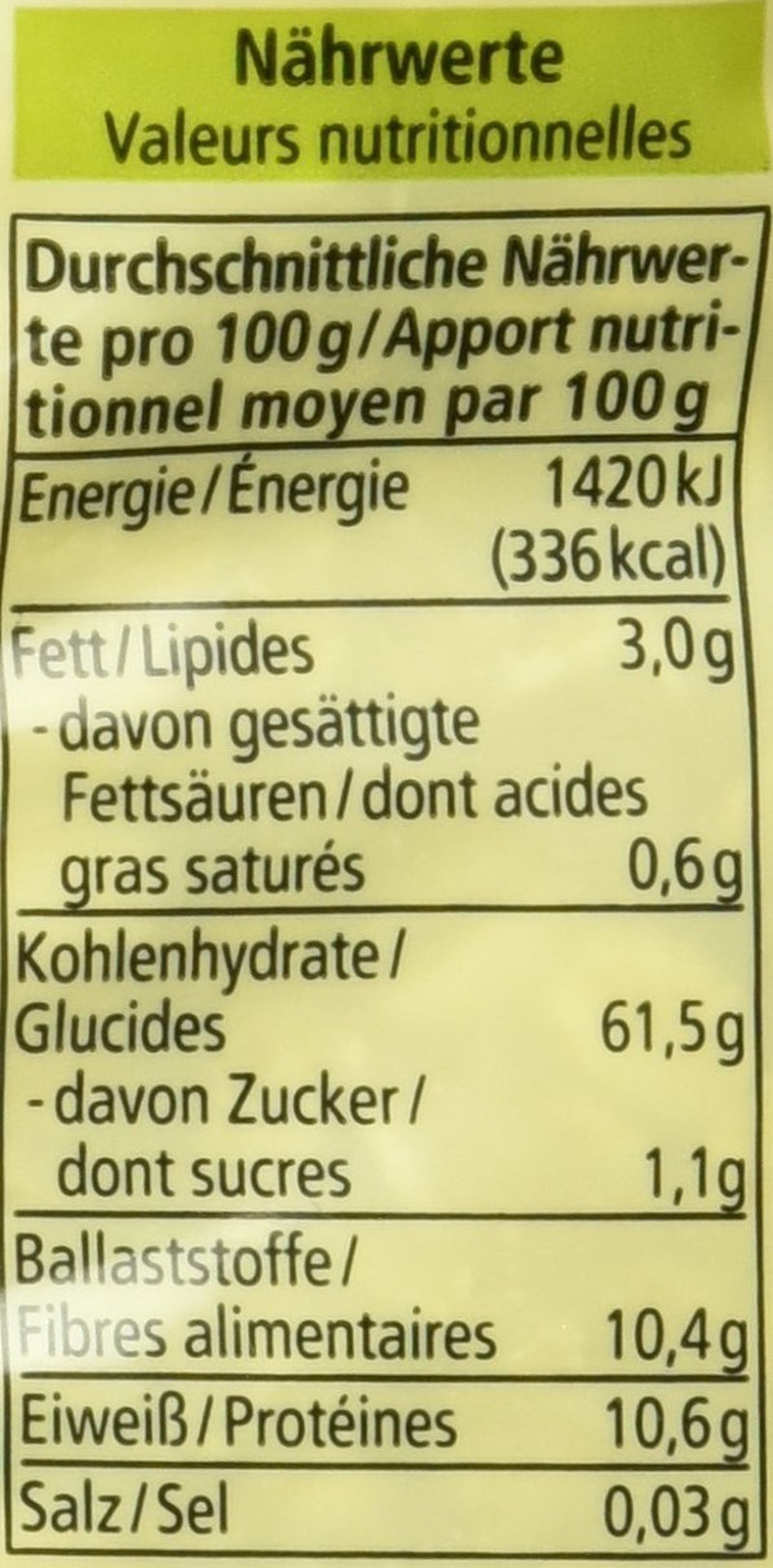 Bio 5-Kornflocken, 500G Getreide Naty Shop