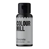 Color Mill Aqua Blend Beton-Lebensmittelfarbe: Flüssige Lebensmittelfarbe auf Wasserbasis – 20 ml