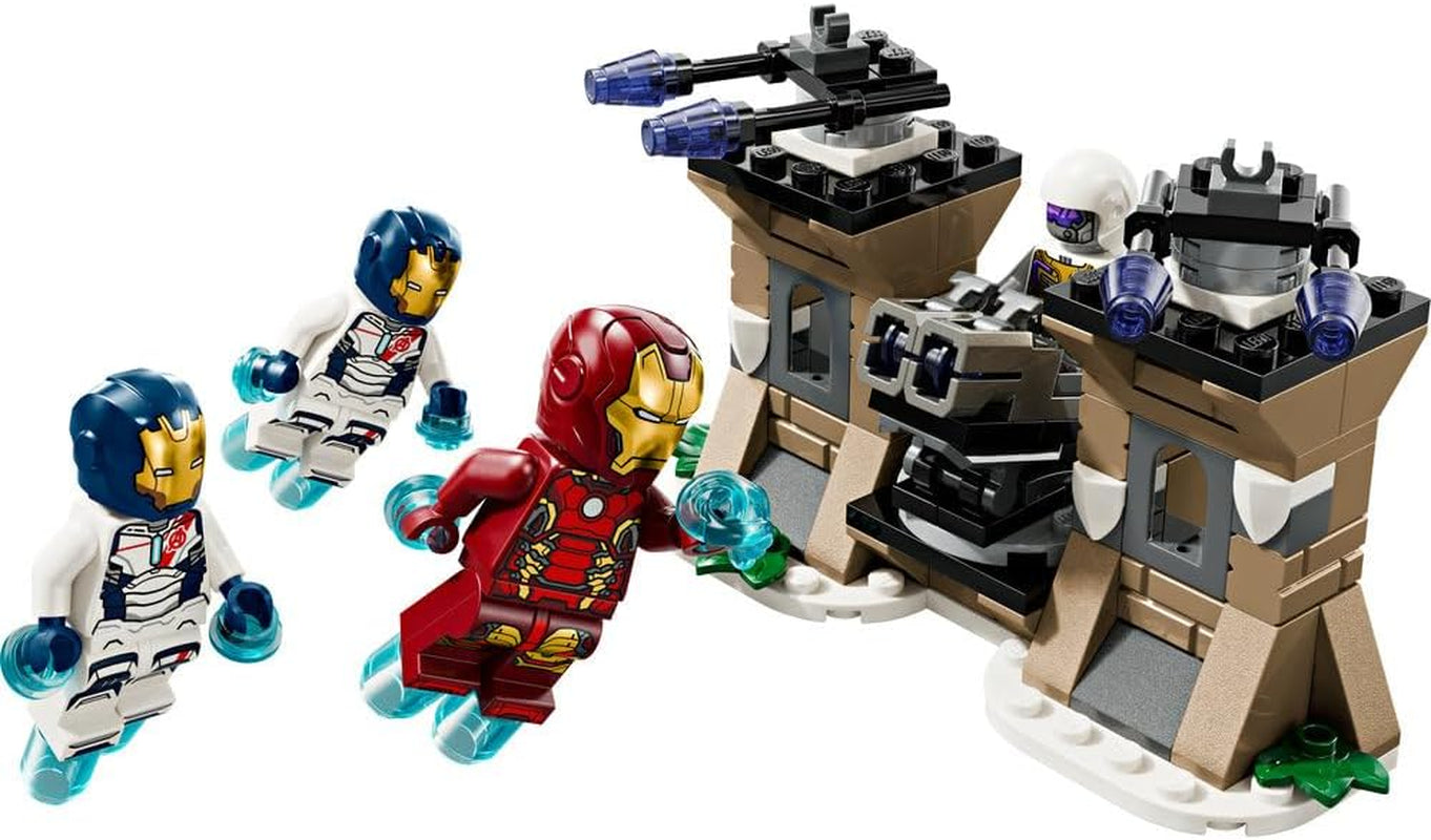 LEGO Marvel Iron Man & Iron Legion Vs. Hydra-Soldat, Avengers-Bauspielzeug, kreatives Spielset für Kinder und Superhelden-Fans, Geschenk für Jungen und Mädchen ab 6 Jahren. 76288 Bausets. Besuchen Sie den LEGO-Store