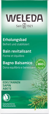 WELEDA, Naturkosmetik Bio-Badeessenz mit ätherischen Ölen aus Fichte und Weißtanne zur Entspannung und Pflege, Badezusatz für innere Stärke, 200 ml Dusche und Bad Naty Shop