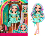 Rainbow High Be Dazzling Modepuppe – Celine Türkis – Blaugrün, 28 cm, mit Dekorationswerkzeug, funkelnden Edelsteinen und Styling-Accessoires