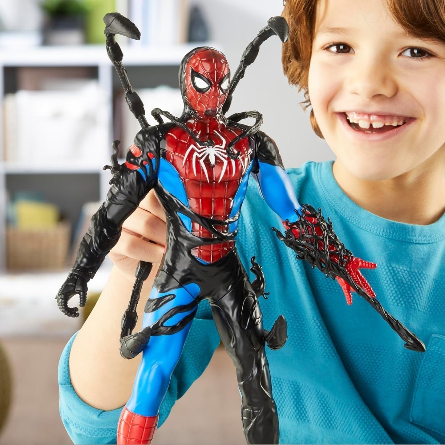 Marvel Spider-Man Venomversus Spider-Man Color Changer Actionfigur mit Zubehör Actionfiguren Naty Shop