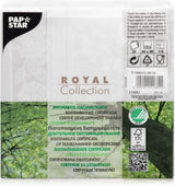 Papstar 11682 50 Servietten „Royal Collection“ 1/4 Falz 40 x 40 cm „Ornaments“, weiß