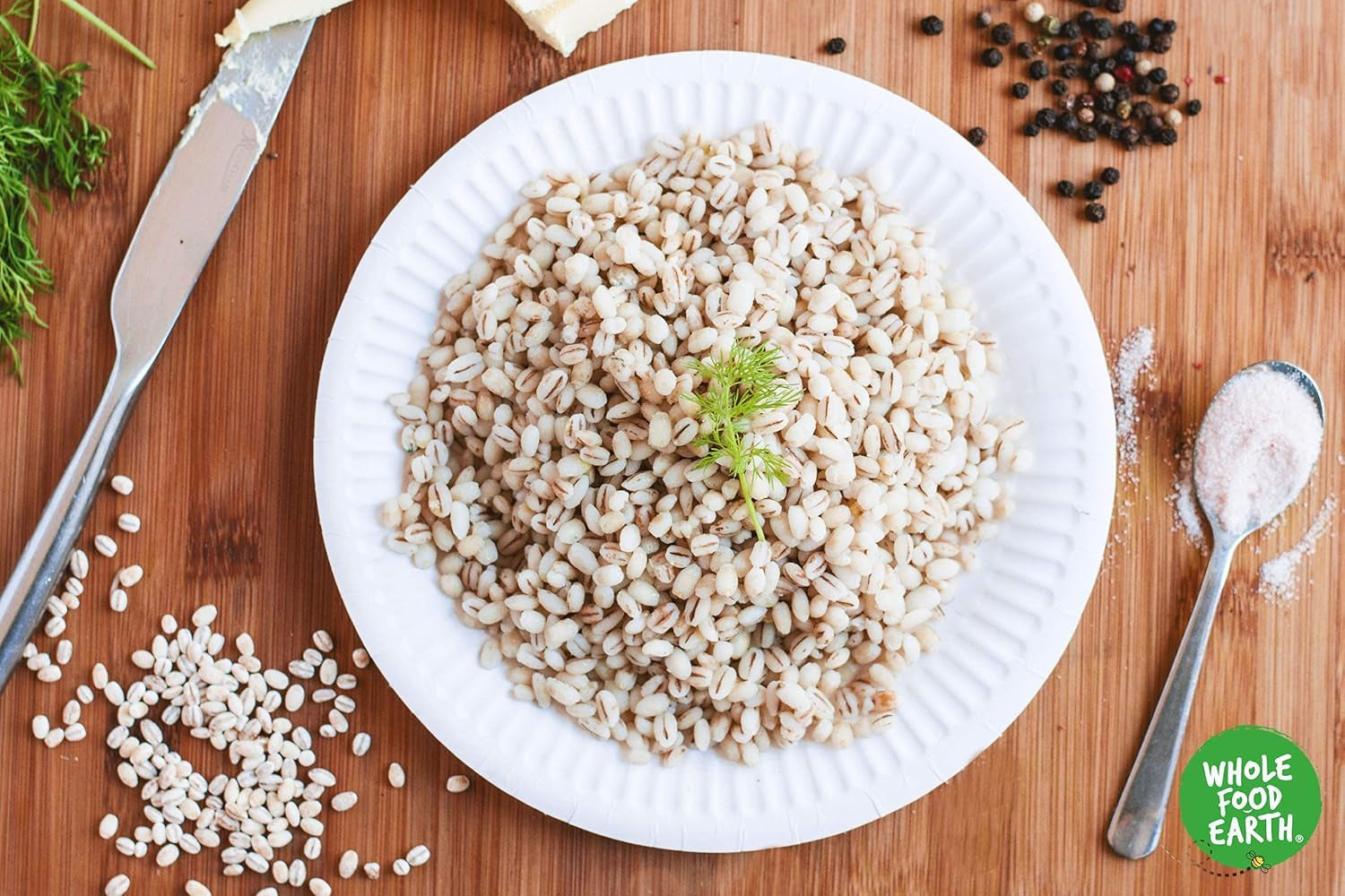 Wholefood Earth Graupen – gentechnikfrei – vegan – milchfrei – ohne Zuckerzusatz, 2 kg