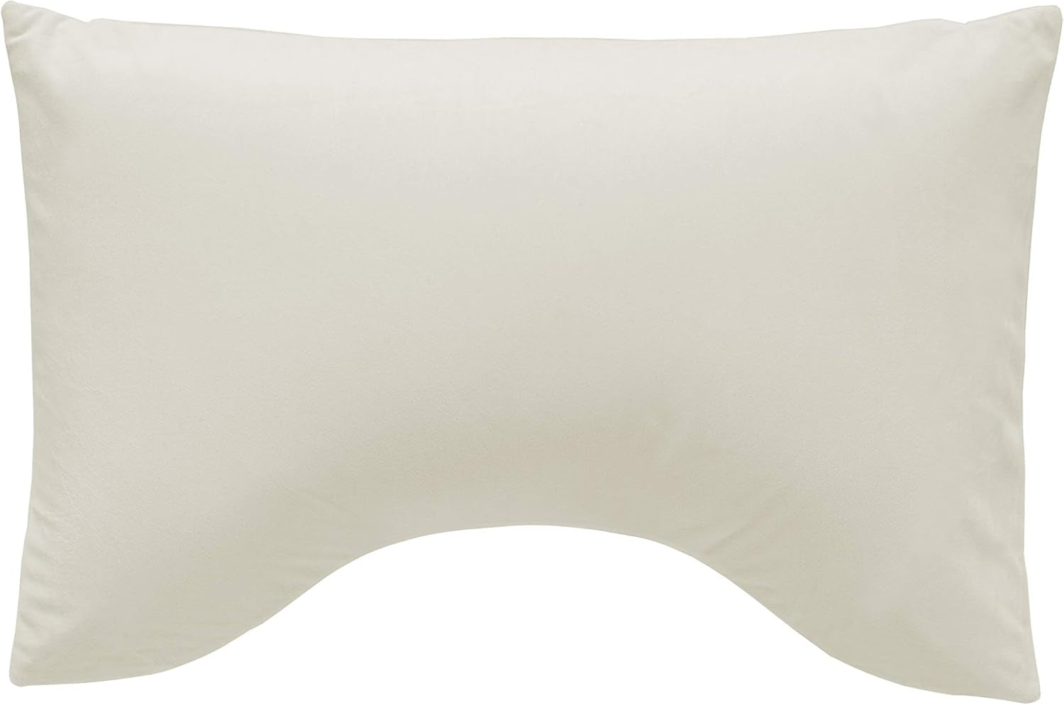 Traumnacht Exklusiv Spezial-Schlafkissen mit viskoelastischem Schaumstoff, 40 x 60 cm, grau, Öko-Tex-zertifiziert, hergestellt nach dem deutschen Qualitätsstandard Naty Shop Standardkissen Creme 1 Stück (1 Packung)