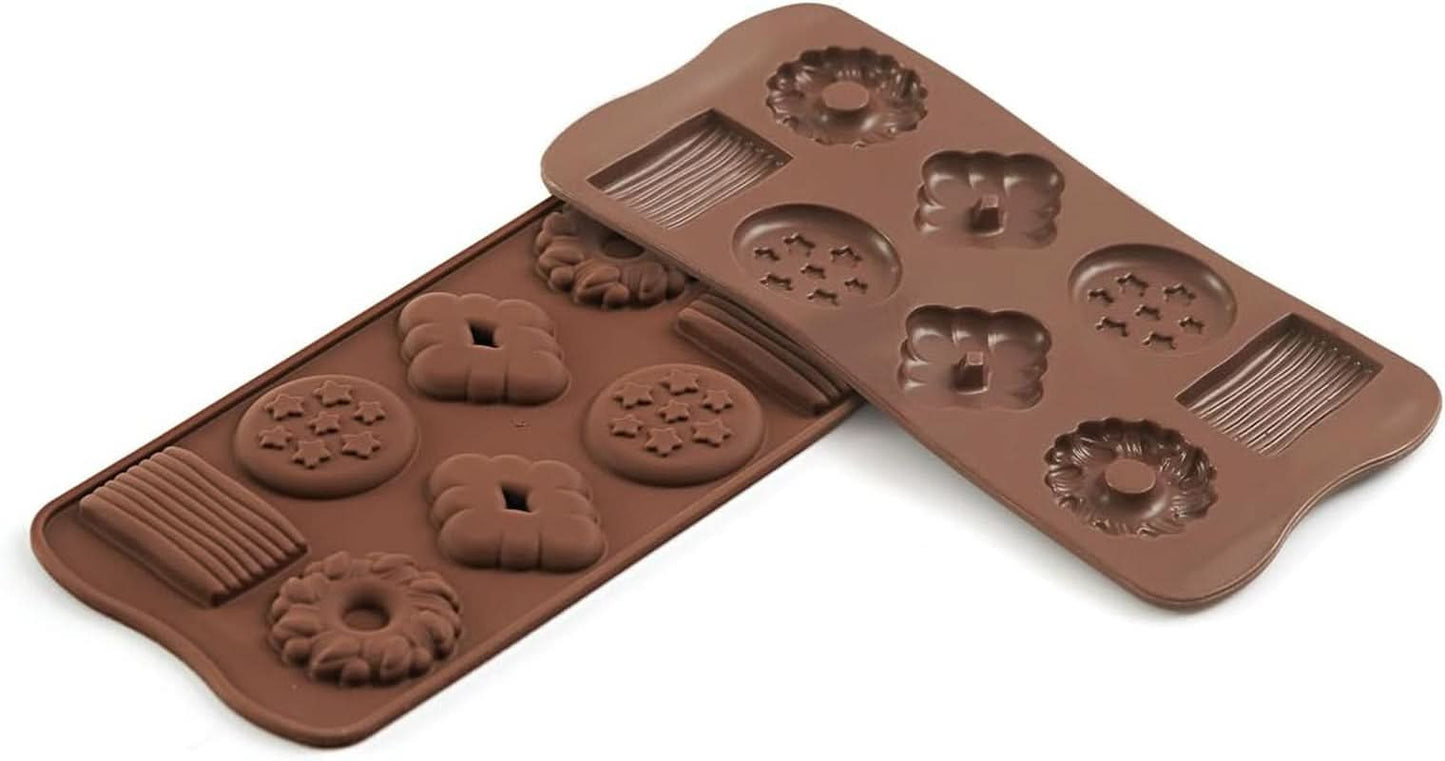 Silikomart 22.125.77.0065 SCG25, Choco Biscuit Kitchen Naty Shop