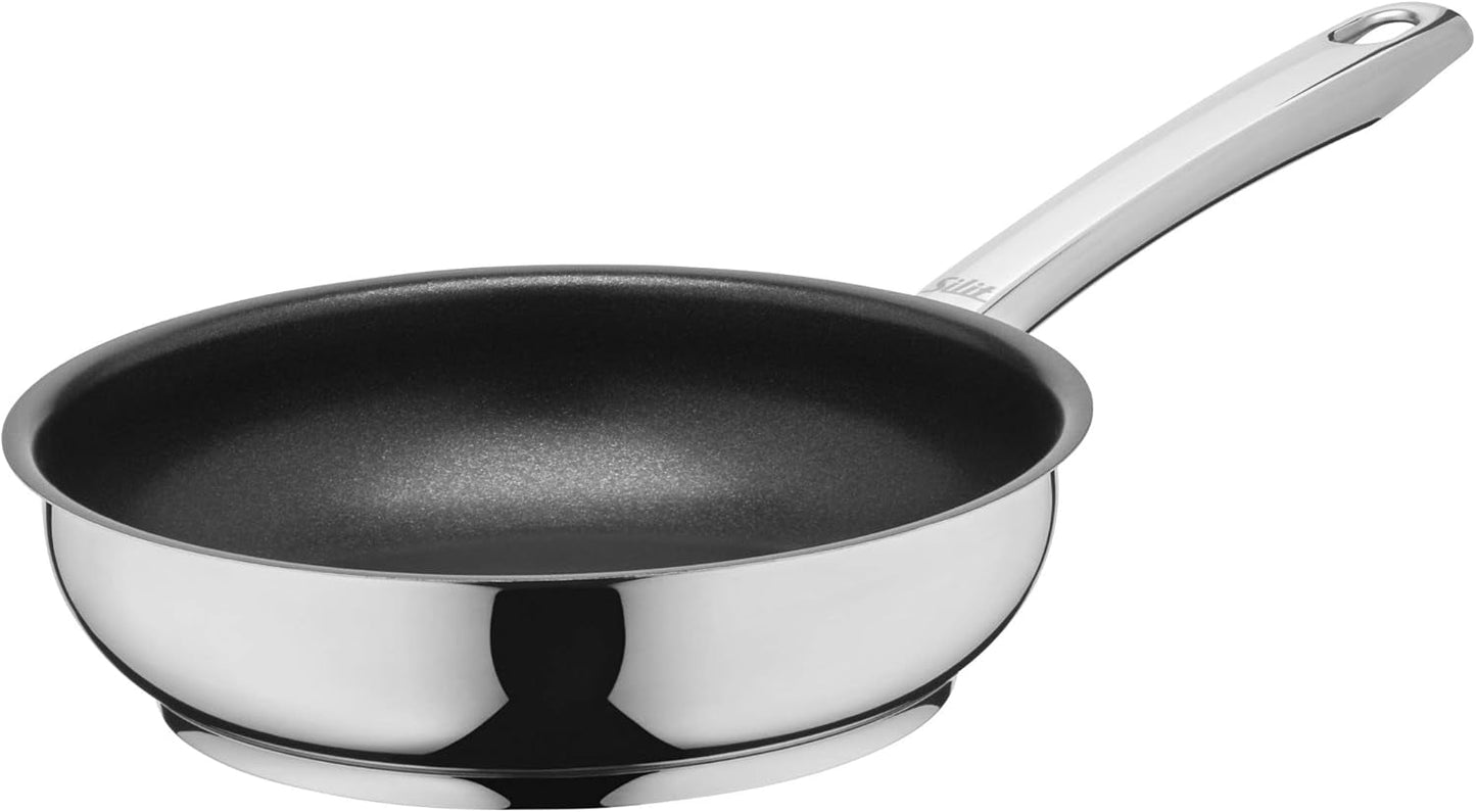 Induktionspfanne Silit Calabria, Edelstahlgriff, ofenfeste Töpfe und Pfannen Naty Shop Pfanne 20 cm