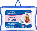 Bleu Calin Winterdecke für 1 Person, sehr warm, sehr flauschig – Mikrofaser – 140 x 200 cm. Steppdecken und Steppdecken Naty Shop