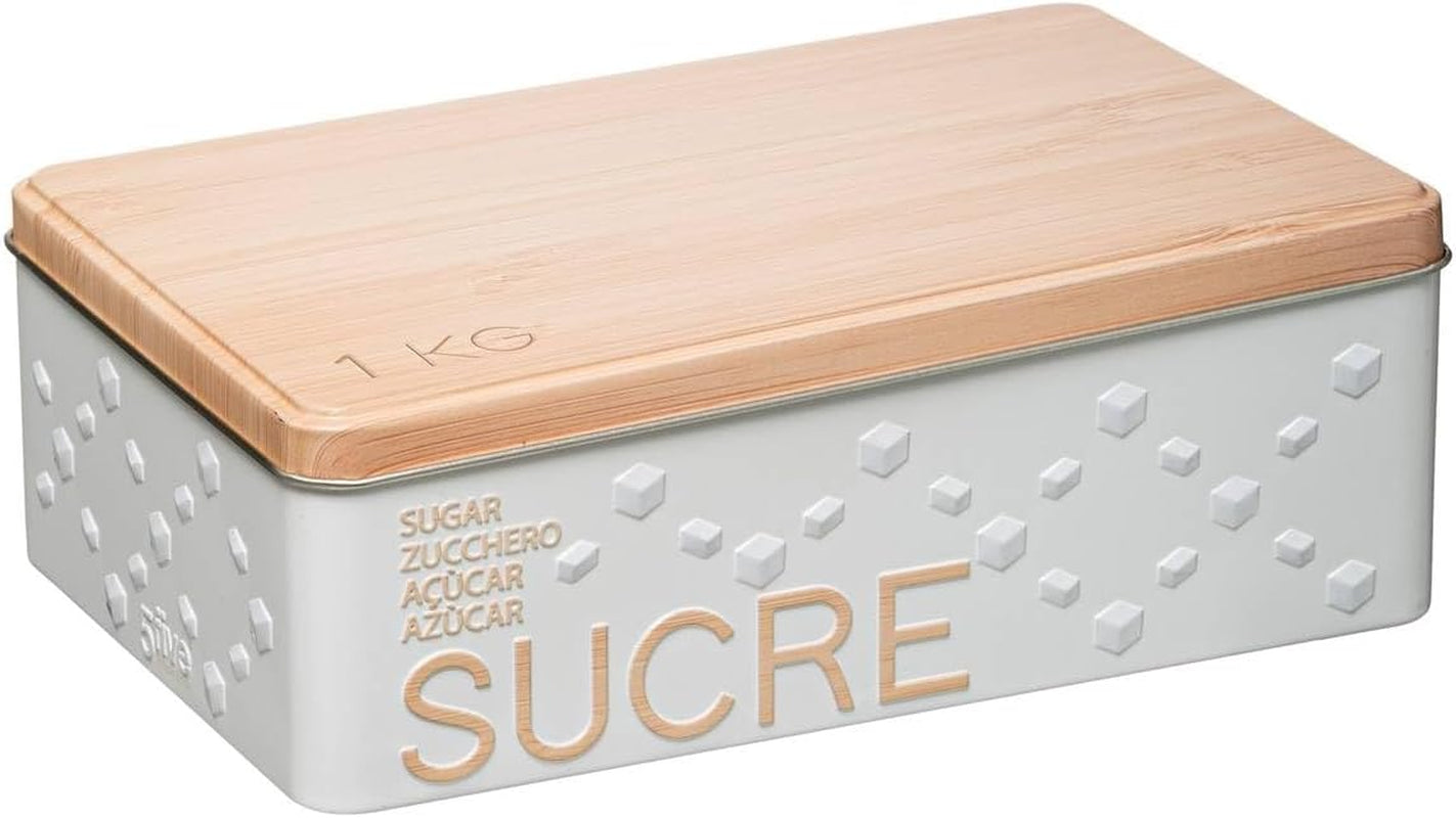 Weißer Aschenbecher aus Metall in Würfelform „Scandinave Nature“ – 5 five simply smart