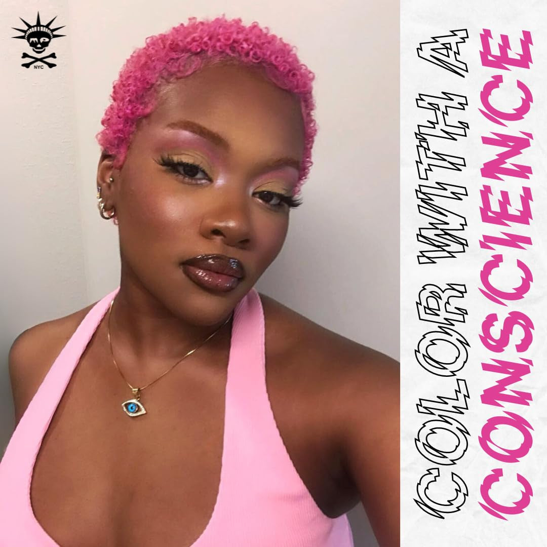 Manic Panic Hot Hot Pink Classic Cream Vegano Cruelty Free Semi Permanent Haarfärbemittel 118 ml Naty Shop Haarfärbemittel