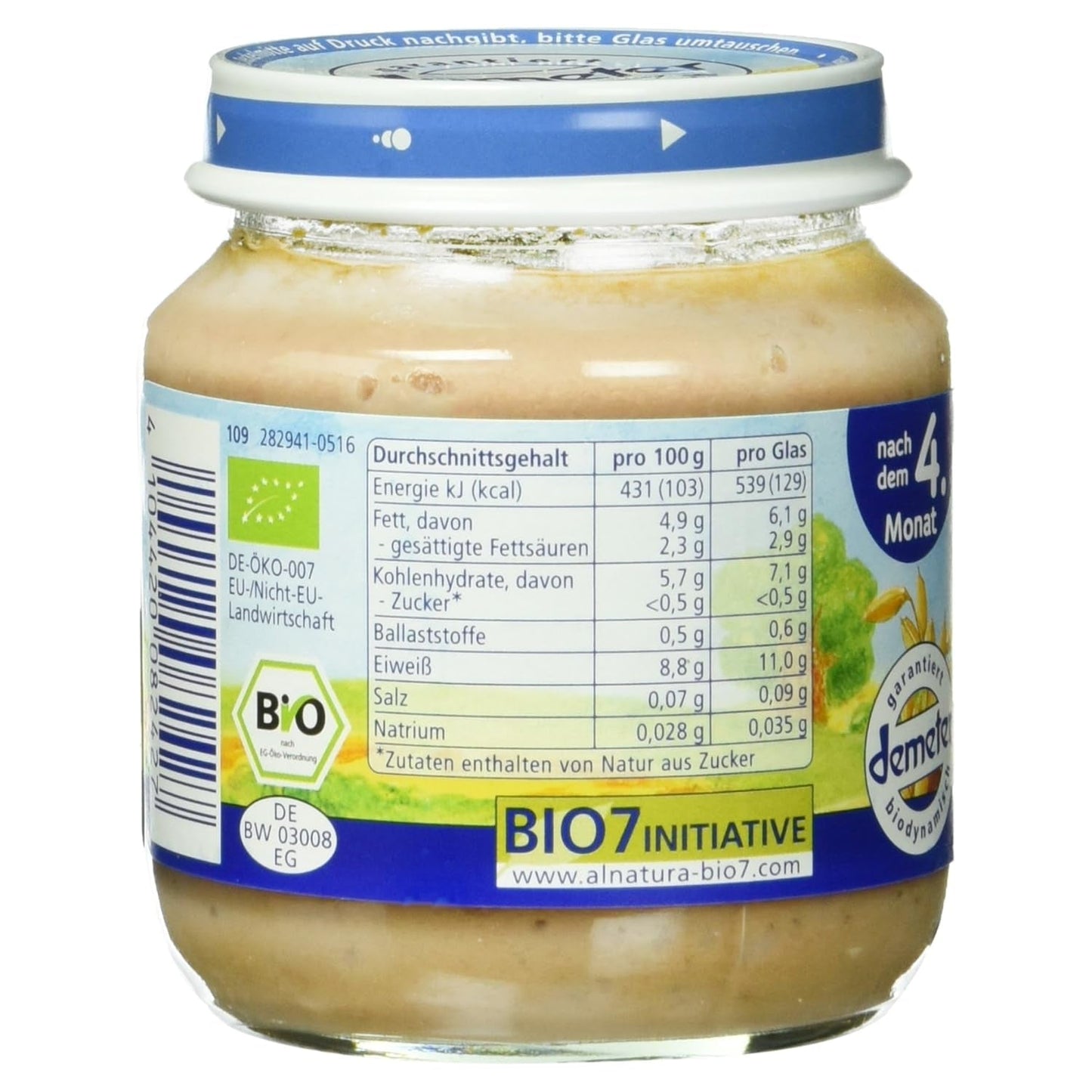 Hergestellt aus Bio-Rindfleisch, 125 g