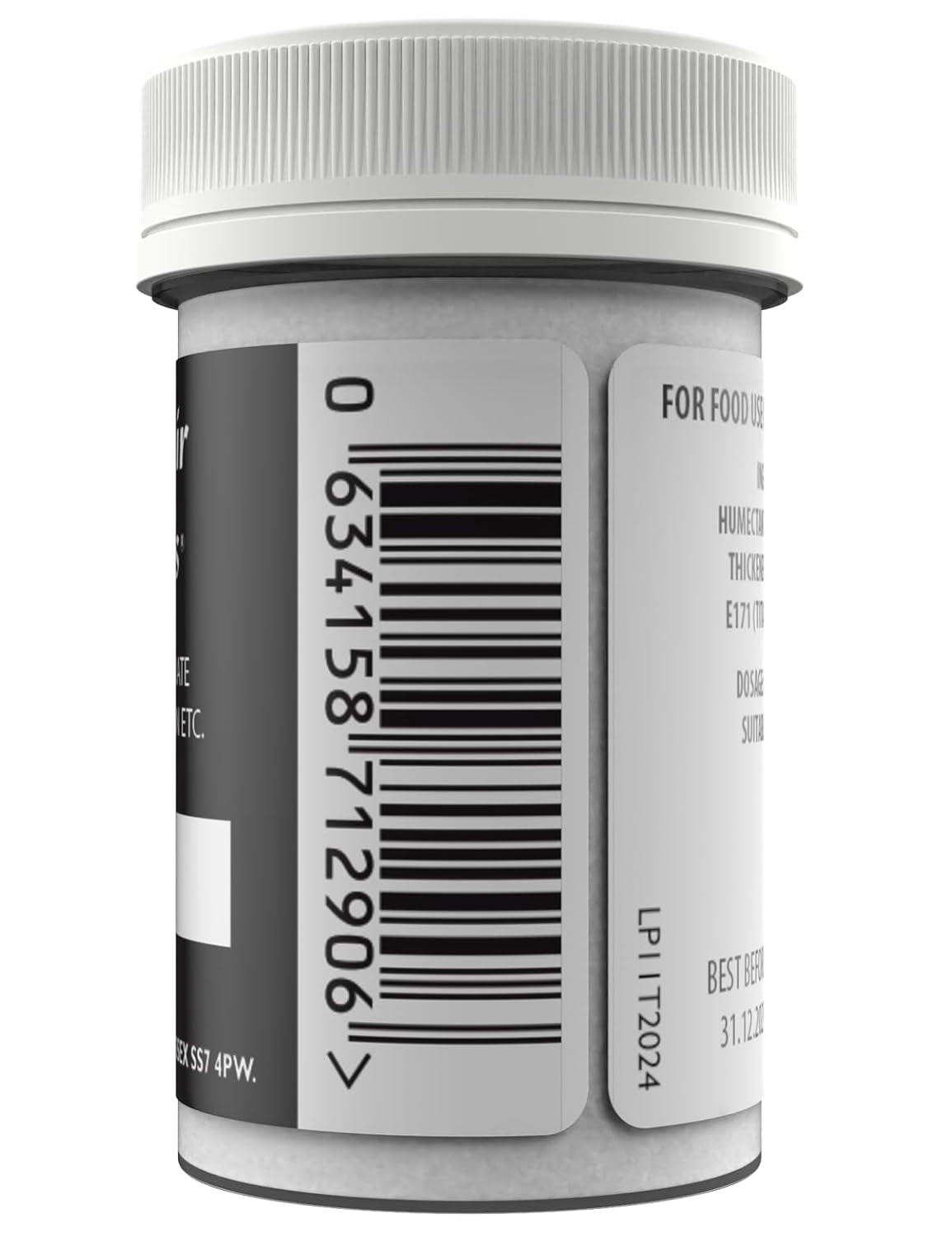 Weiße Lebensmittelfarbe von Sugarflair für Nudeln, Lebensmittelfarbe für Nudeln, Fondant und Marzipan, Nudelfarbe – 25 g