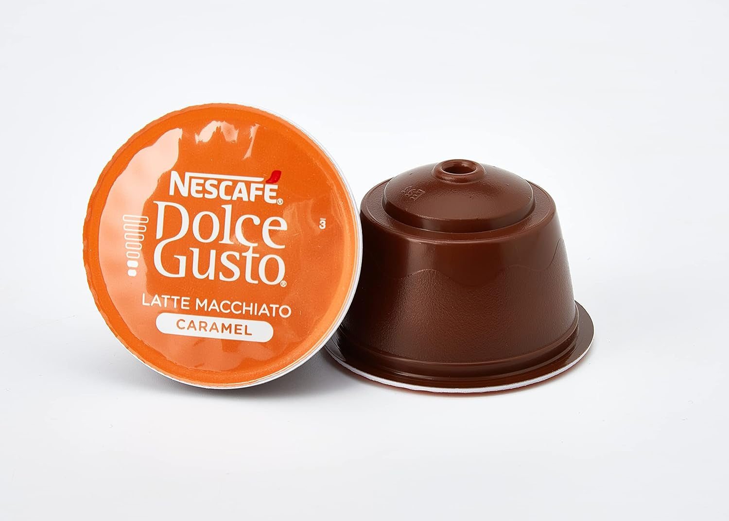 Latte Macchiato | 96 Kaffeekapseln & Latte Macchiato Karamell | 48 Kaffeekapseln | Arabica-Robusta-Mischung | Feines Karamellaroma und leckerer Milchschaum