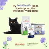 Almo Nature Functional – Darmhilfe – Nassfutter für erwachsene und ausgewachsene Katzen mit empfindlichem Darm – mit Geflügel – unterstützt das Mikrobiom – 70 g (30 Stück)