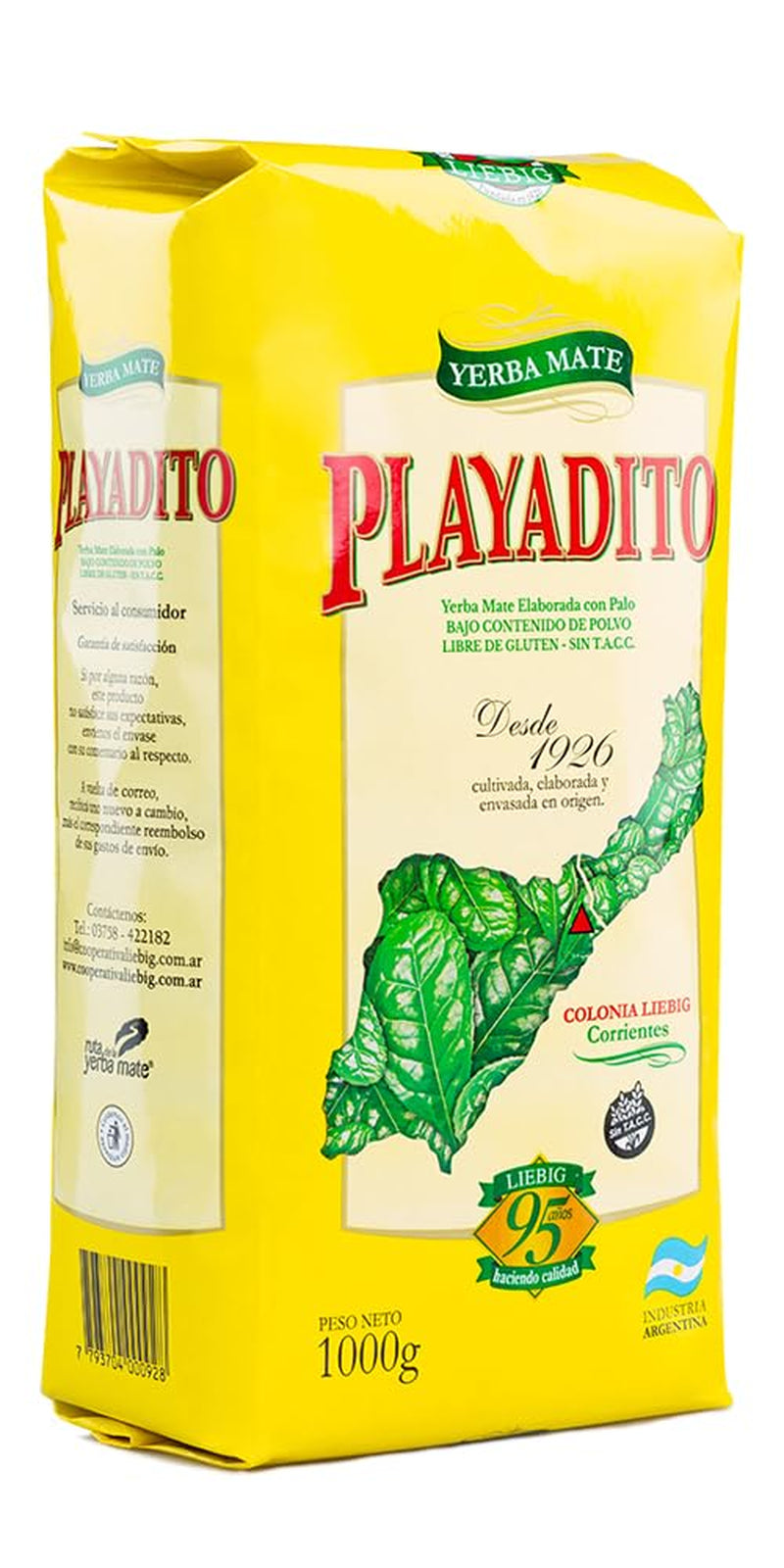 Yerba Mate Tee 1 kg – 3er Pack – antioxidativ, energetisierend, enthält Mineralien und Vitamin B – aus Argentinien