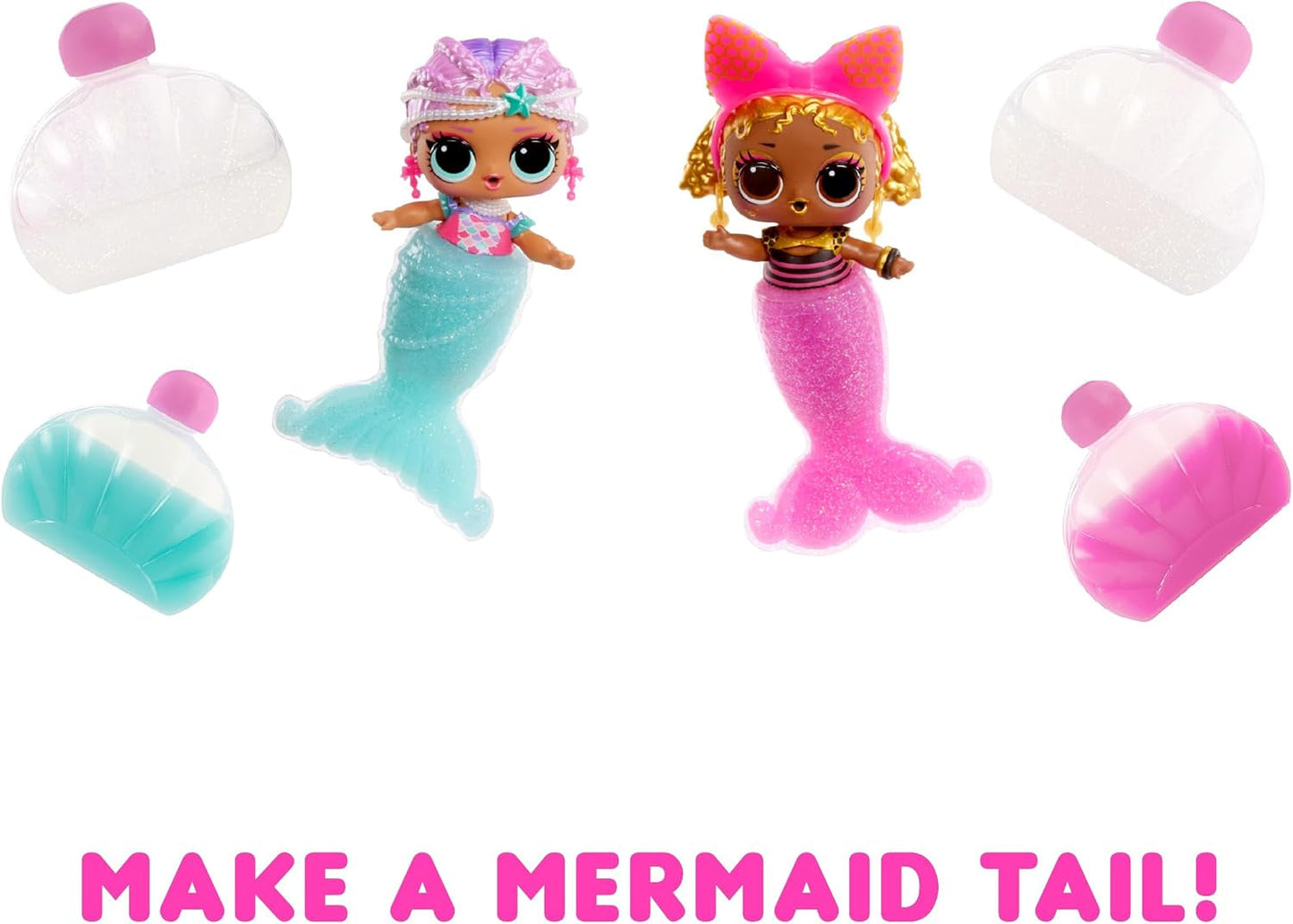 L.O.L. Überraschung! Mermaids Tots – Modische Minipuppen mit farbwechselnden Schwänzen – Geeignet für Sammler, Mädchen und Jungen ab 4 Jahren Naty Shop Dolls