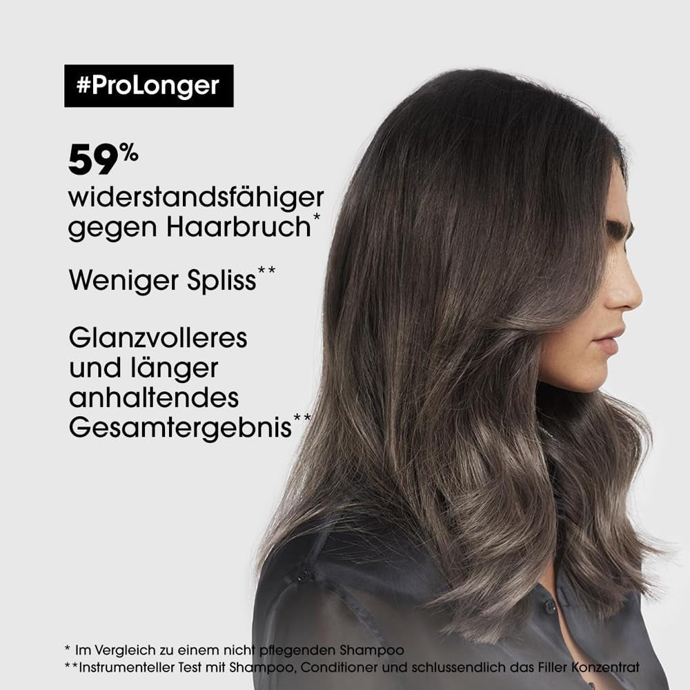 L'Oréal Professionnel Haarstärkende Maske für langes und dünnes Haar mit Füllstoff A-100 und Aminosäuren, Serie Expert, Pro Longer Mask Haarmaske Naty Shop