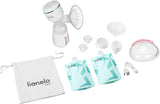 LIONELO Elektrische Muttermilchpumpe LIONELO Fidi plus 180 ml, energiesparende tragbare Pumpe, 9 Massagestufen, Betriebszeit 150 Min. Zubehör Essen und Stillen Bebe Naty Shop