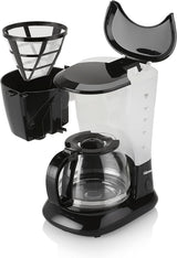 Tristar 1,25 l Kaffeemaschine – für 10–12 Tassen, auch für Camping geeignet, CM-1245, Schwarz