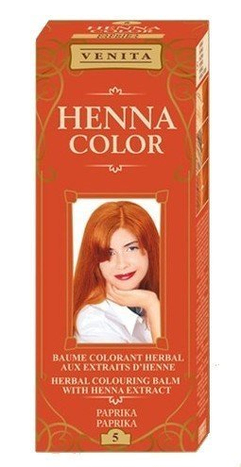 Henna-Farbe 111 Naturblond, Haarspülung, Haarfarbe, natürlicher Haarfärbeeffekt, Henna-Öko-Haarfärbemittel, Naty Shop Paprika, 1 Stück (1 Stück)