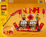LEGO Feiertagskalender, chinesisches Weihnachtsgeschenk für Jungen und Mädchen, Bauset zum Mondneujahr, ermöglicht Kindern fantasievolles Spielen, festliches Spielzeug, chinesische Neujahrsdekoration 40678 Bausets Besuchen Sie den LEGO-Store
