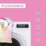 Bettwäsche für Mädchen, Einhorn, 100 x 135 cm und 40 x 60 cm, Baumwolle Bettwäsche - Kinder Naty Shop