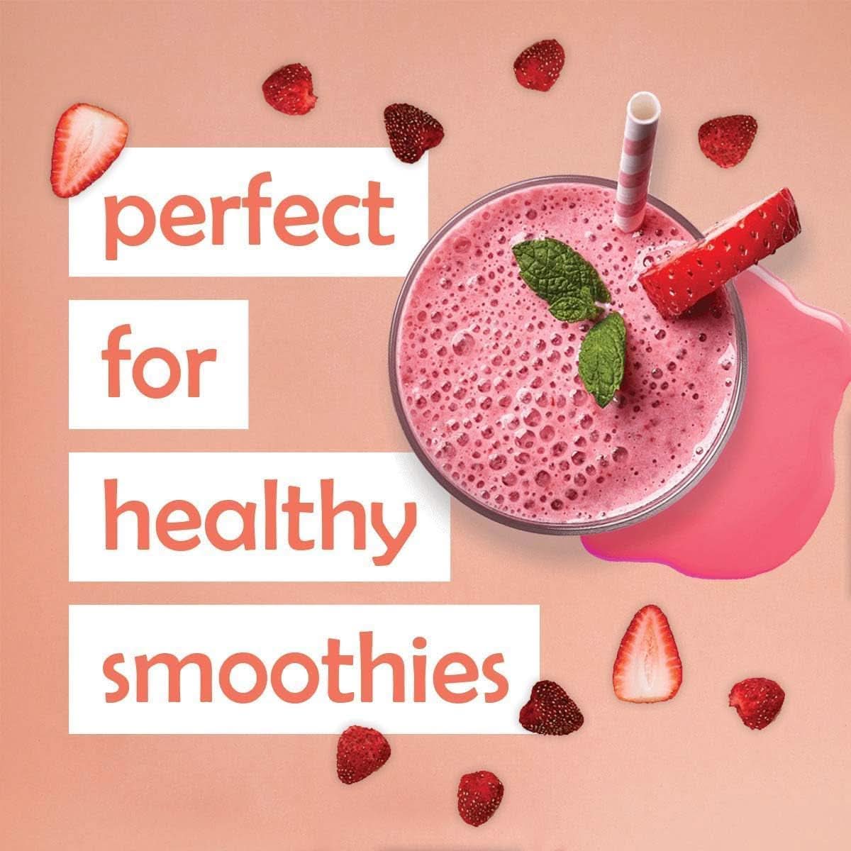 Seba Garden Premium, köstliche getrocknete mediterrane Erdbeeren, gentechnikfrei und vegan. Trockenprodukte Naty Shop