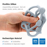 Reer Bite&Play Baby-Beißball und Fänger, Beißring und Spielzeug für Kleinkinder, tolles Geschenk