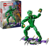 LEGO Marvel Green Goblin Baufigur, Superschurke, bewegliches Bauspielzeug für Kinder ab 8 Jahren, Jungen und Mädchen, Spider-Man-Universum-Set mit Schiebereglern und Kürbisbomben, Superhelden-Geschenkidee 76284 Bausets Besuchen Sie den LEGO-Store Standardtitel