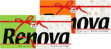 Renova Red Label Papierservietten, 140 Servietten, halbweiß, dekoriert, halbfarbig, Standardgröße
