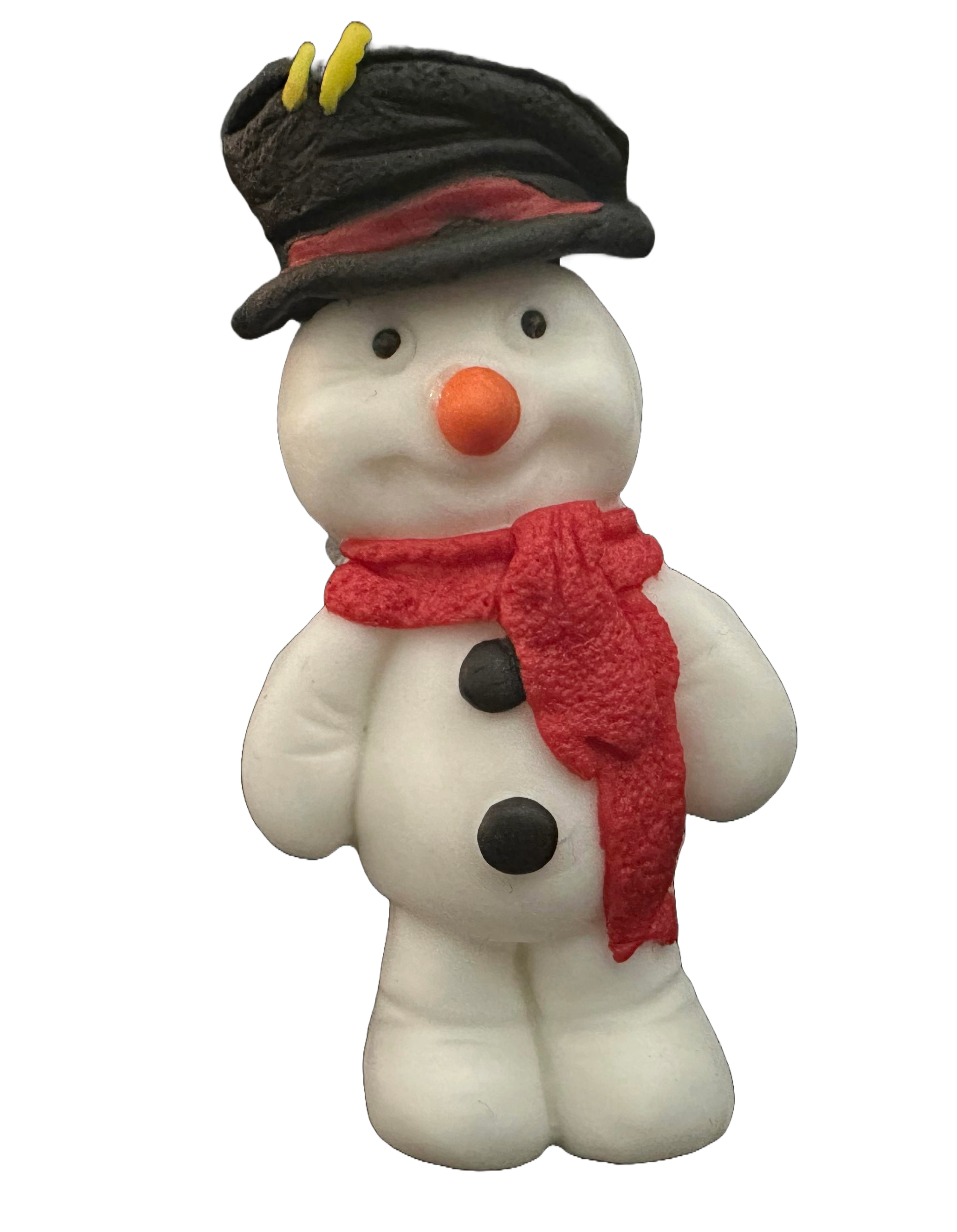 Essbare Zuckerdekoration, Schneemann Zuckerpaste Dekorationen Nati Shop