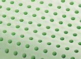 Orthopädisches Nackenstützkissen – Bio-Aloe – viskoelastisches Aloe Vera-Kissen, 14 cm hoch, Bezug aus 100 % Baumwolle, Visco-Kissen – Memory-Schaum-Kissen – hergestellt in Italien. Naty Shop Standard-Kissen