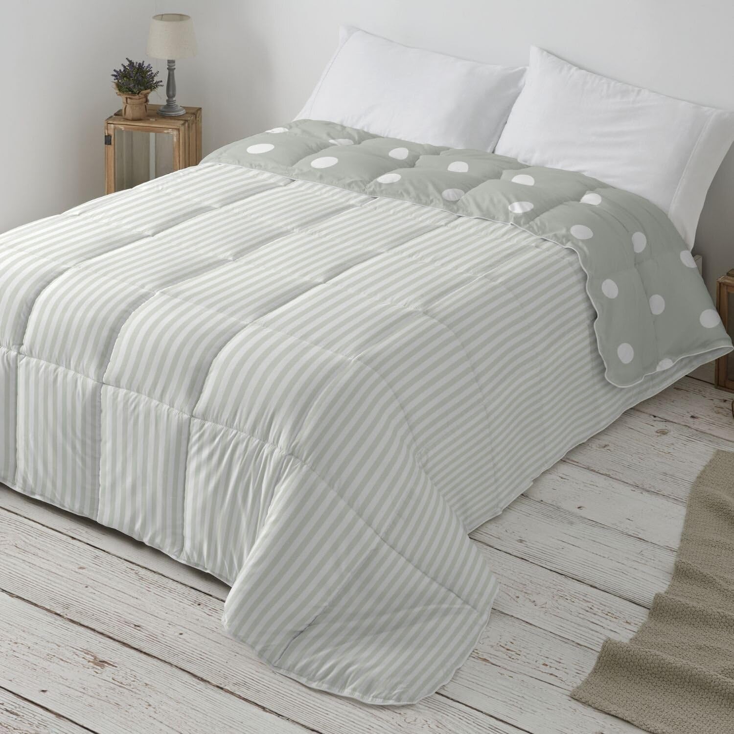 Bettdecke, Synthetik, Mintgrün, Ancho 150 bis 160 cm Bettdecken und Steppdecken Naty Shop