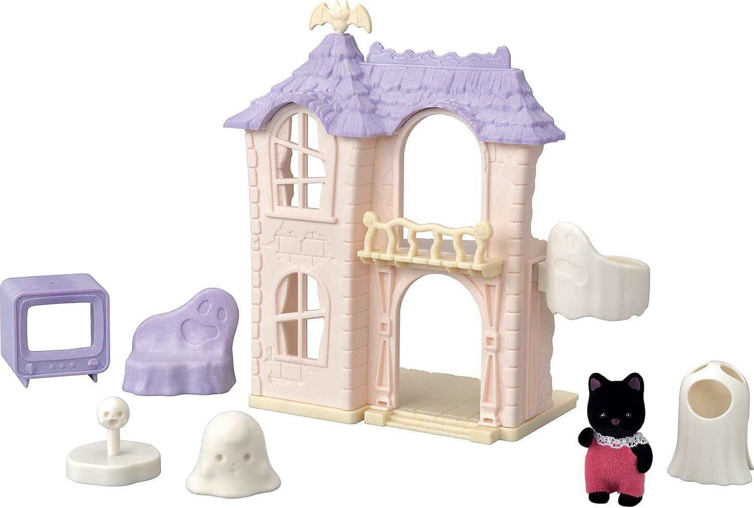Sylvanian Families 5542 Scary Haunted House – Puppenhaus-Spielset