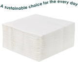 Table Kind 100 weiße weiche Servietten in Großpackung, hochwertige Servietten für Party, Catering und den täglichen Gebrauch, FSC, nachhaltig und recycelbar, hergestellt in der EU | 2-lagig | 33 cm