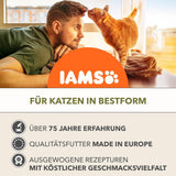 IAMS Delights Land Collection Getreidefreies Nassfutter für Katzen – Fleisch-Sortenpaket, Mehrfachpackung, getreidefreies Nassfutter für Katzen ab 1 Jahr, 12 x 85 g