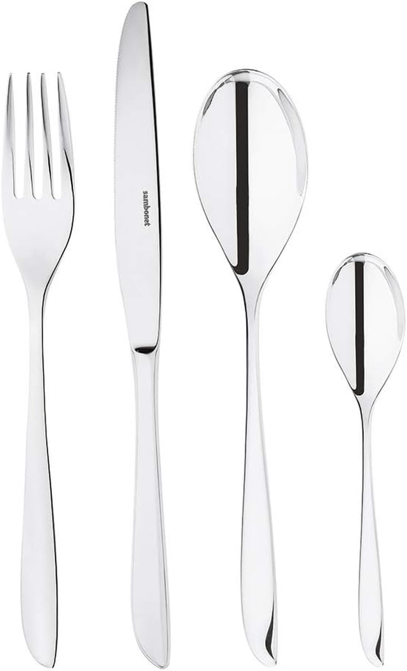 Sambonet 52163-81 Leaf – Monoblock-Besteckset aus Edelstahl 18/10 Naty Shop