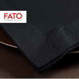 - Einweg-Papierservietten, ideal für Vorspeisen und Cocktails, Packung mit 100 Servietten, Größe 24 x 24, 4-fach gefaltet, 2-lagig, schwarze Farbe, 100 % reines Zellulosepapier, FSC-zertifiziert