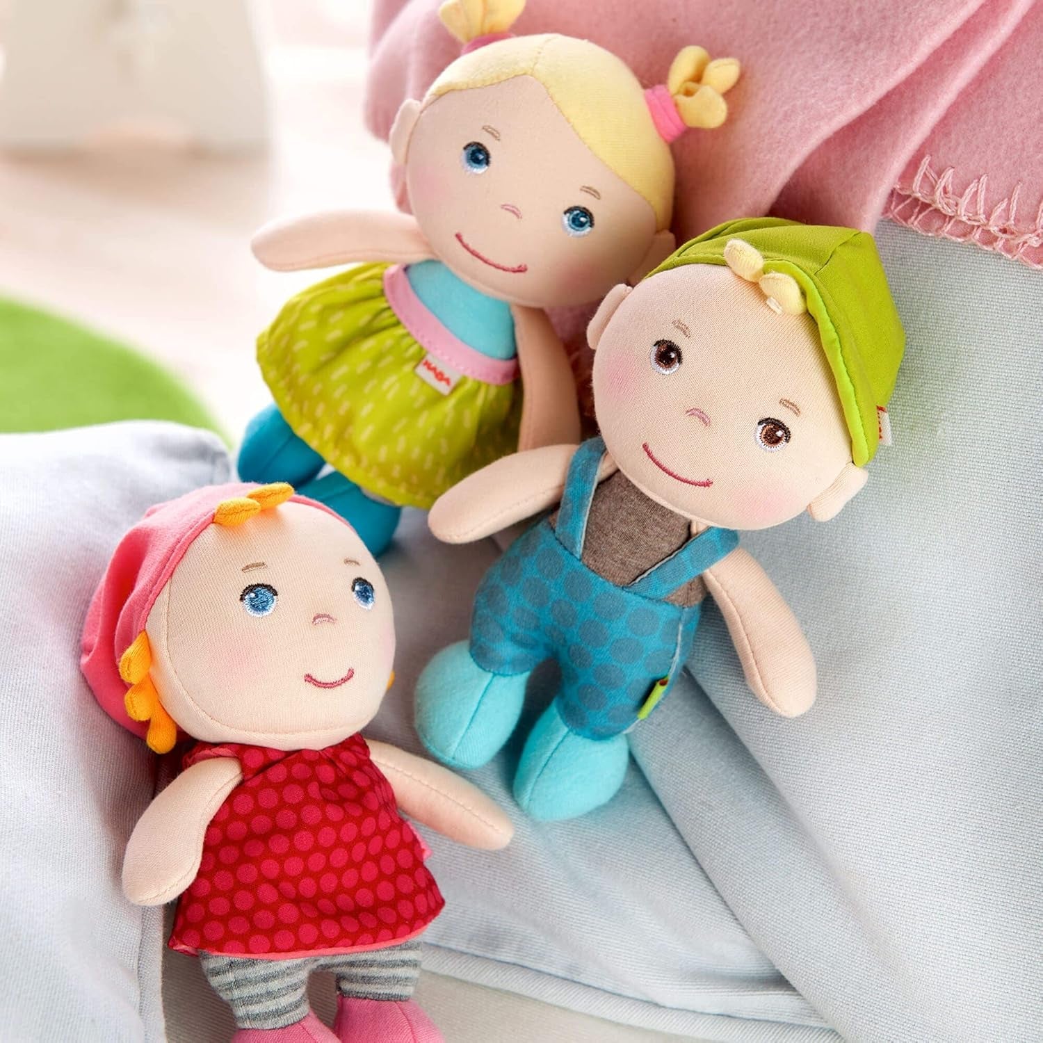 HABA 306238 Hertha-Minipuppe, Puppe für Kinder im Alter von 0 bis 100 Jahren