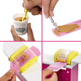 Barbie Malibu Roberts Puppe und 18-teiliges Backset, einschließlich Knete und Donut, Croissant- und Muffinformen, für Kinder ab 3 Jahren, HJY19