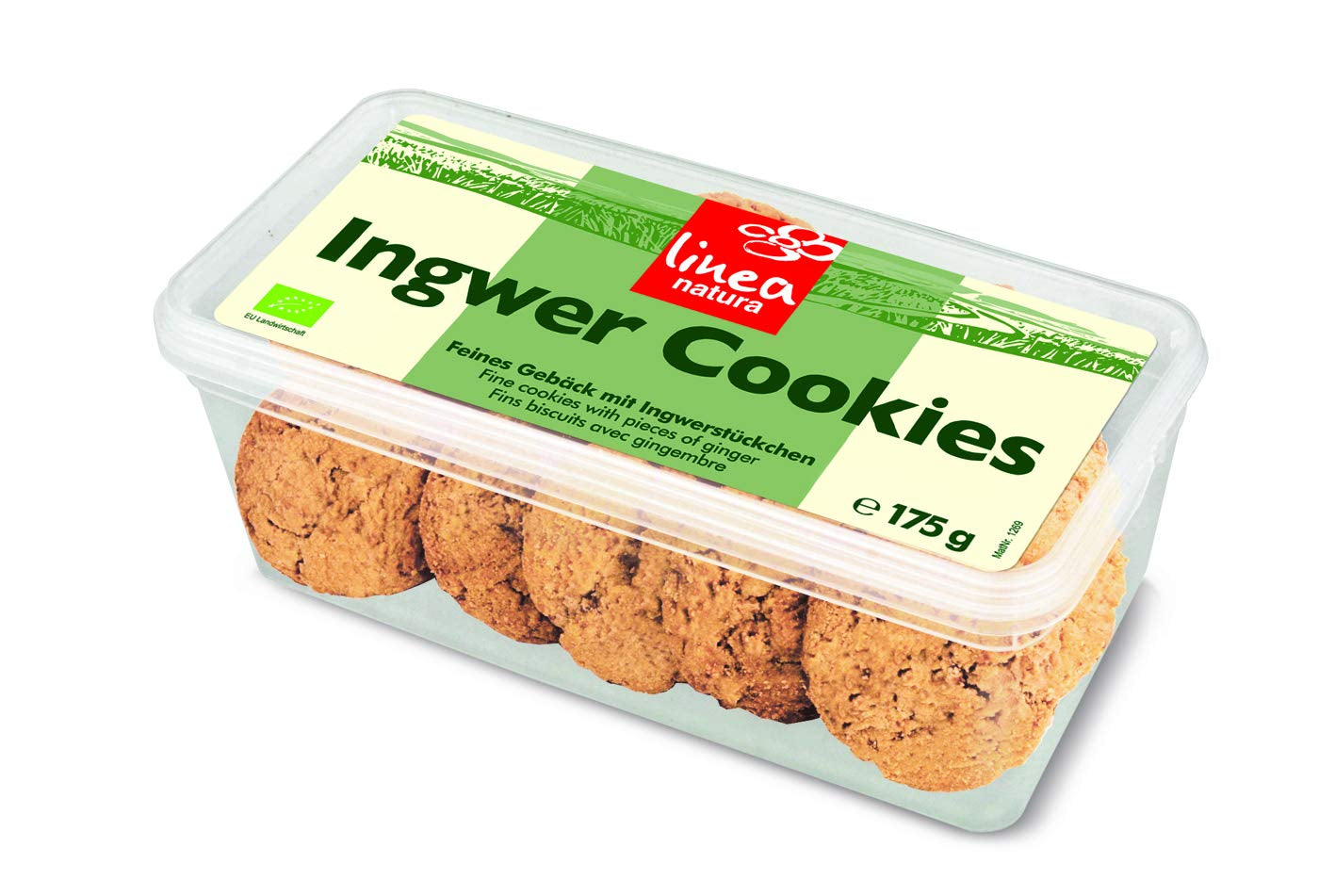 Bio-Ingwerplätzchen, 6er Pack (6 x 175g)