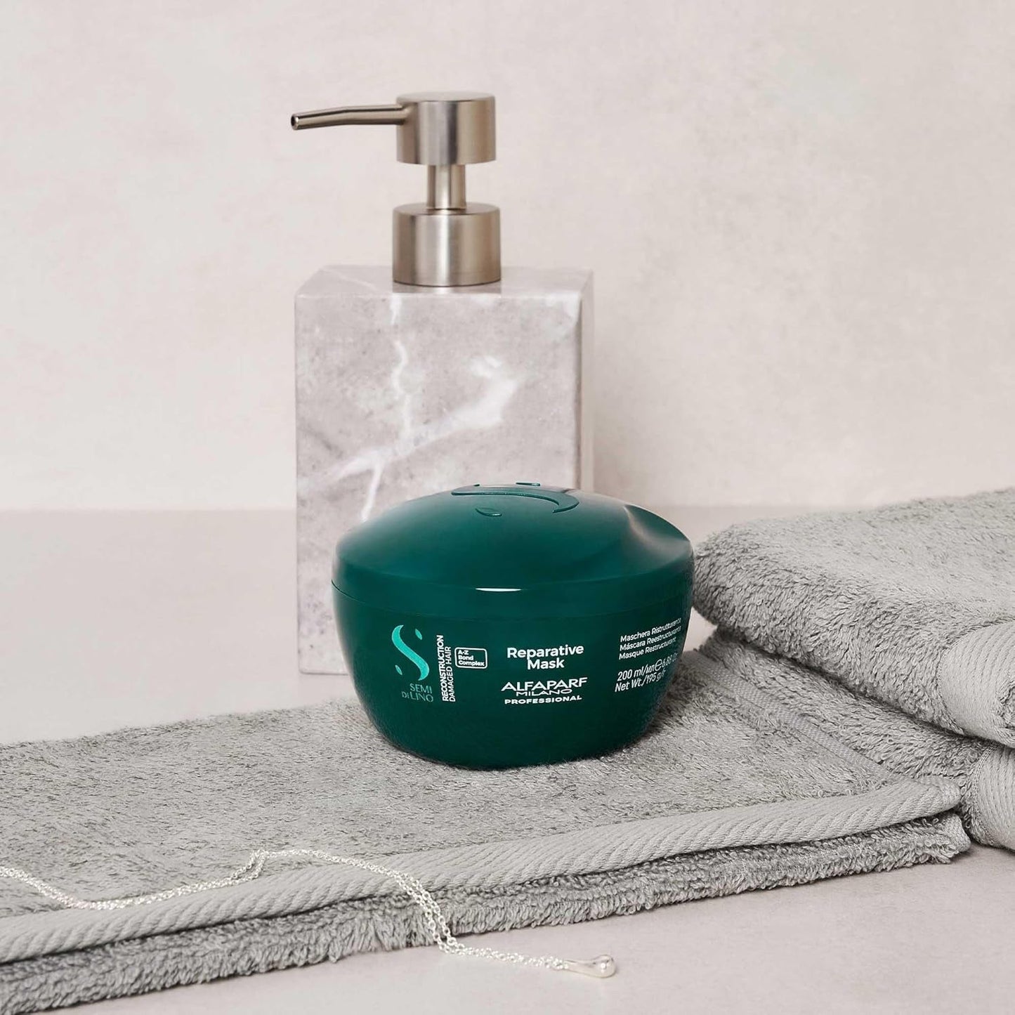 Alfaparf Milano Semi DI Lino Haarmaske, 500 ml Naty Shop Haarmaske