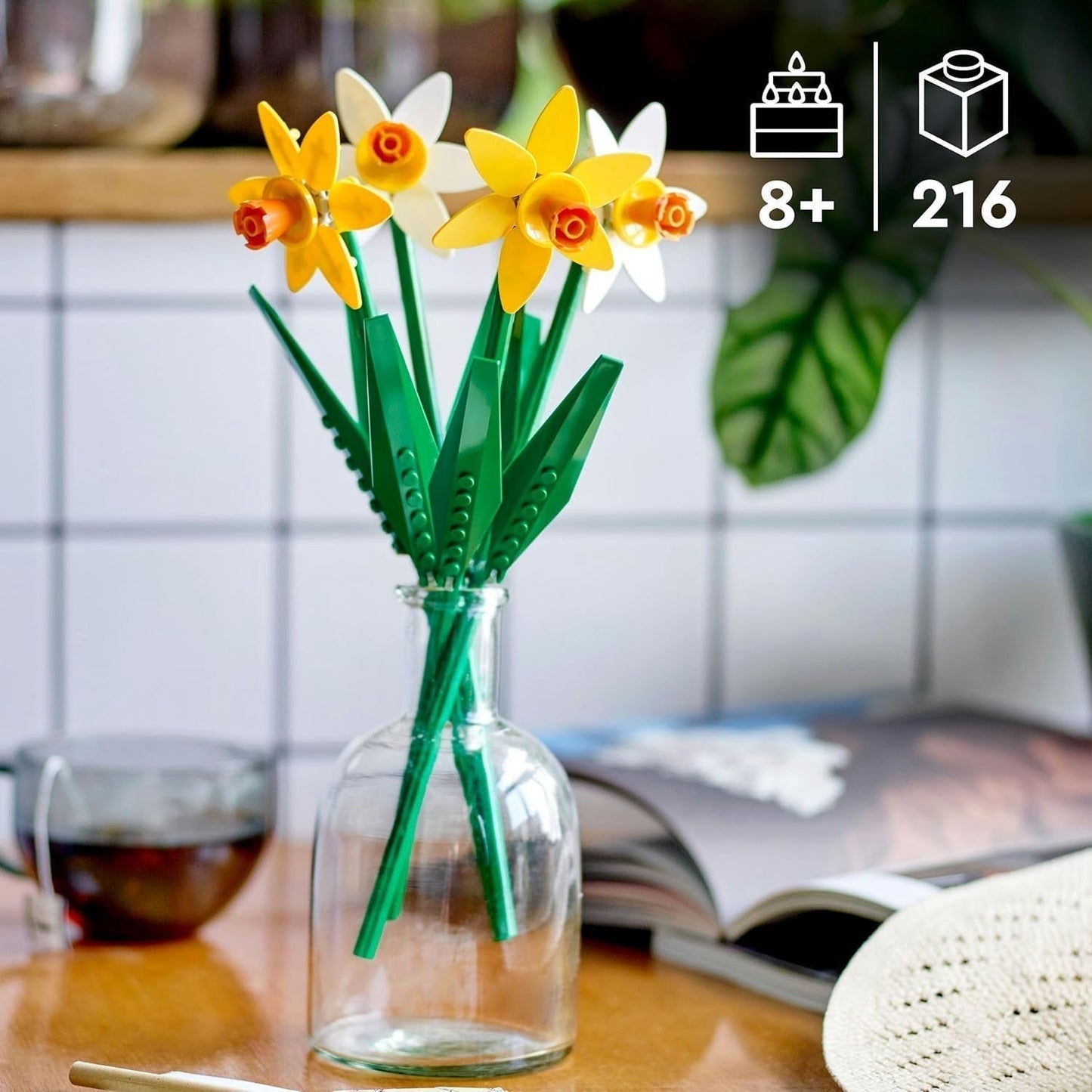 Narzissen LEGO Botanicals – Ostergeschenke für Mädchen und Jungen – Künstliche Blumen für Kinder – Blumenstrauß als Zimmer- oder Bürodekoration – Geschenk für Frauen – 40747 Bausets Besuchen Sie den LEGO-Store