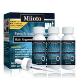 Miioto Haarwachstumsserum, Haarwachstumsprodukt für Männer, Haarwachstumsserum, Kopfhautpflege, fördert dickeres Haar, nährt die Kopfhaut und beugt Haarausfall vor, 3 x 60 ml Haarpflege Naty Shop Standardtitel