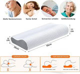 Ecosafeter Memory Foam Kissen Nackenstützkissen Ergonomisches Nackenkissen für verschiedene Schlafpositionen mit abnehmbarem Bezug Zervikale orthopädische Kissen Naty Shop